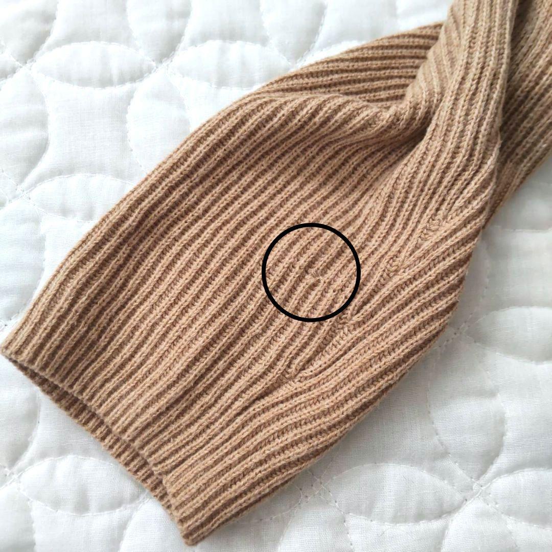 Plage プラージュ✨リブニットカーディガン カシミヤ混 畔編み キャメル