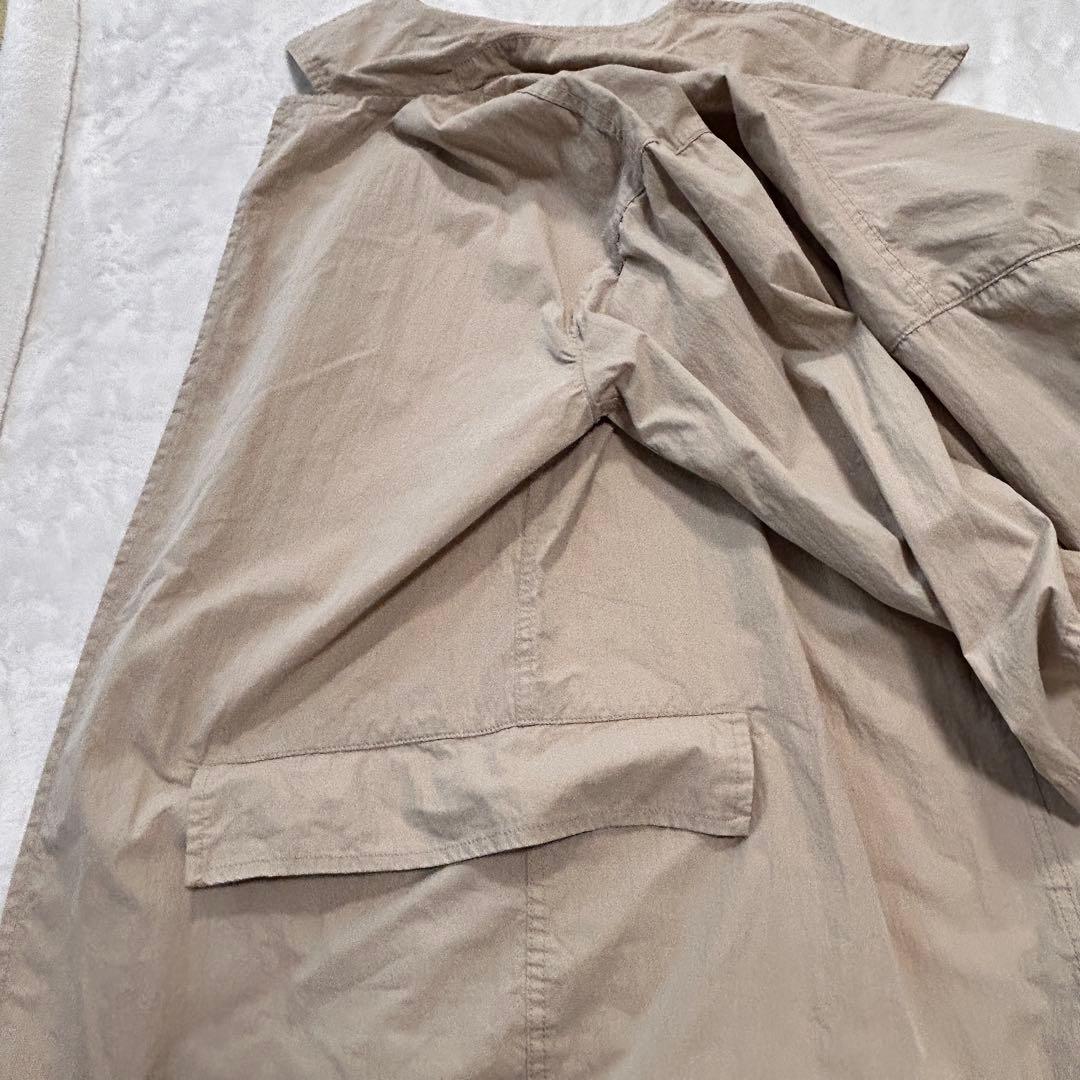 Deuxieme Classe コットンナイロン ロングコート ベージュ 日本製