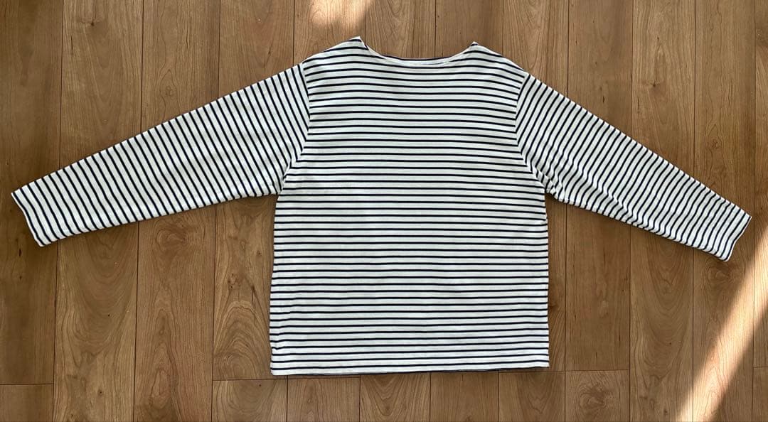 トップス ORGANIC COTTON BORDER BASQUE SHIRT 68882