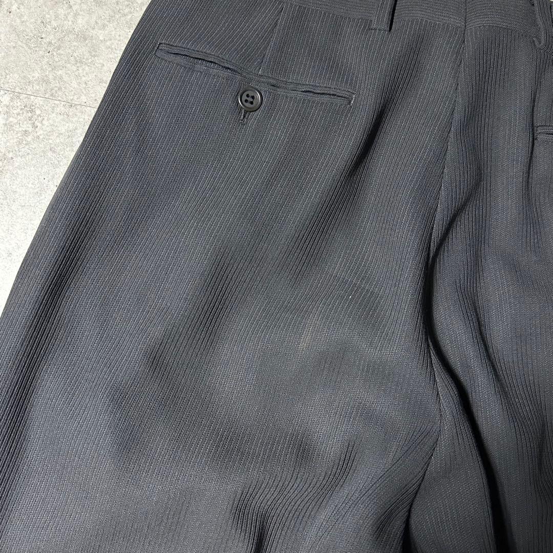 90s Giorgio Armani 細かいストライプ バージンウール