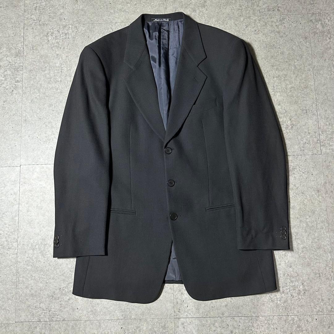 90s Giorgio Armani 細かいストライプ バージンウール
