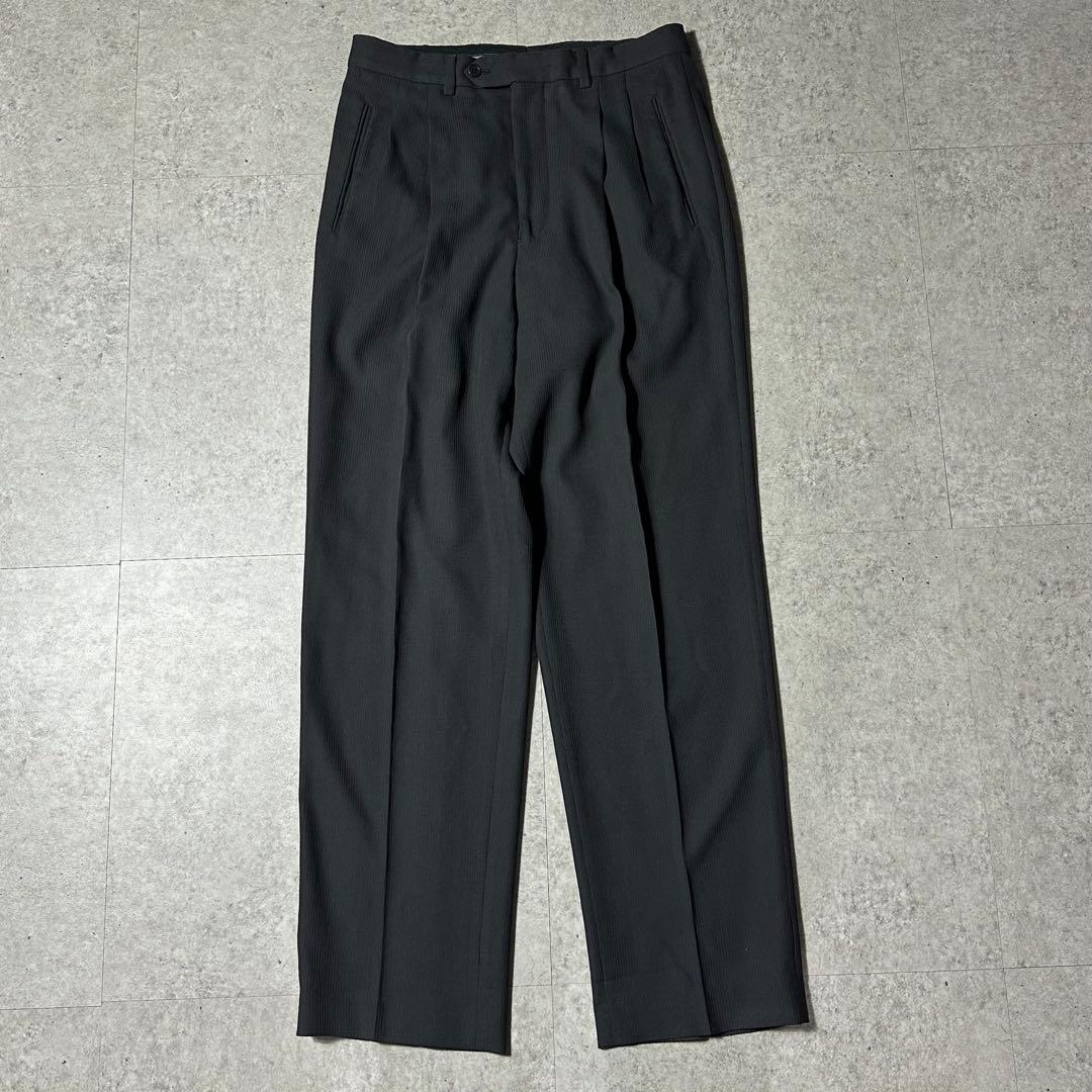 90s Giorgio Armani 細かいストライプ バージンウール