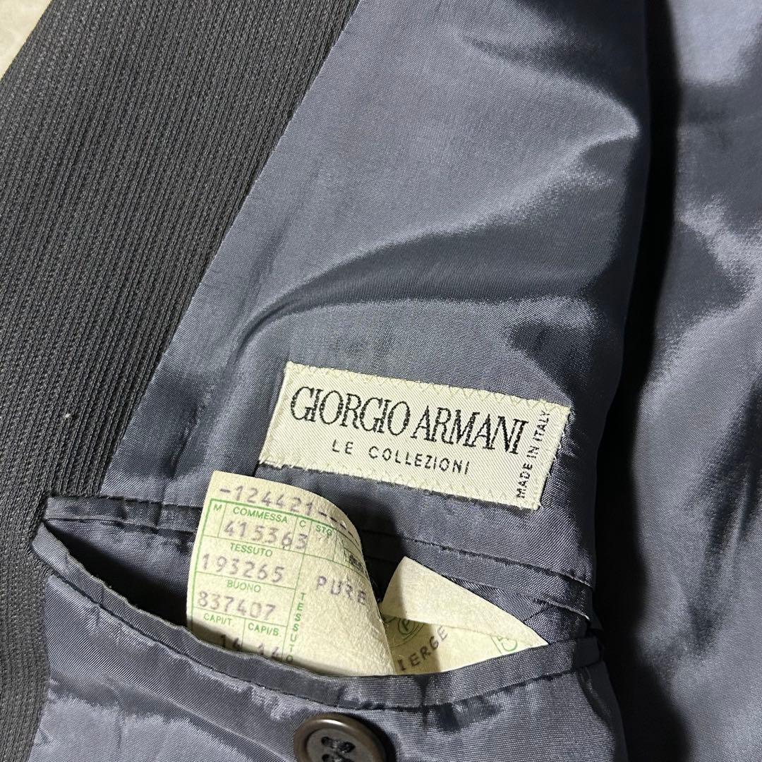 90s Giorgio Armani 細かいストライプ バージンウール