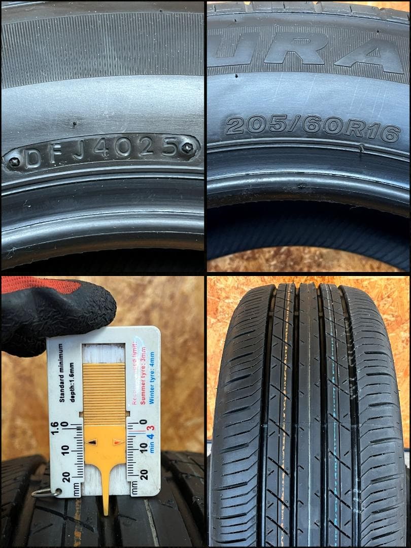 【you】★BRIDGESTONE 205/60R16 タイヤ 4本　新品