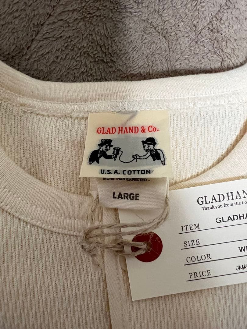 新品glad hand サーマル　11　ヘンリーネック