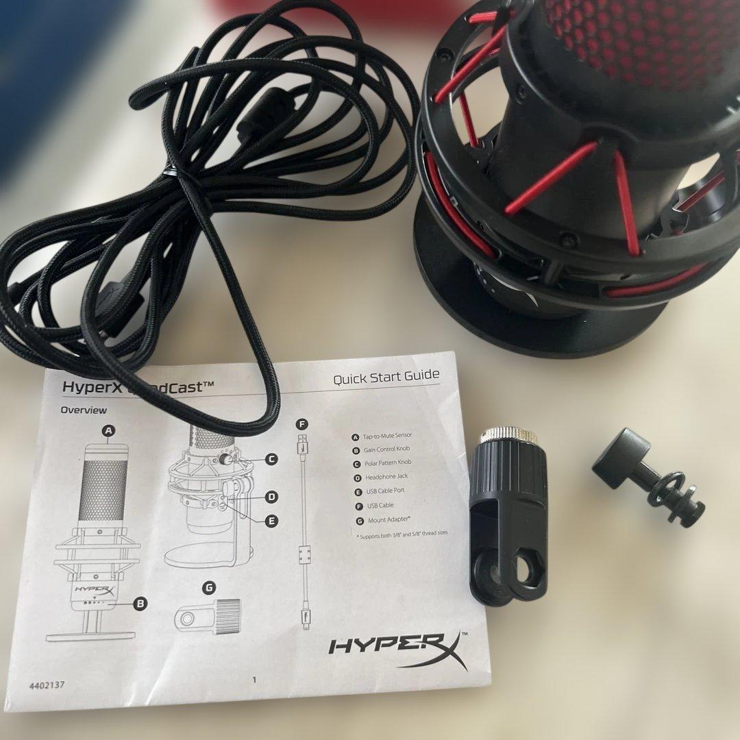 HyperX QuadCast スタンドアロンマイク