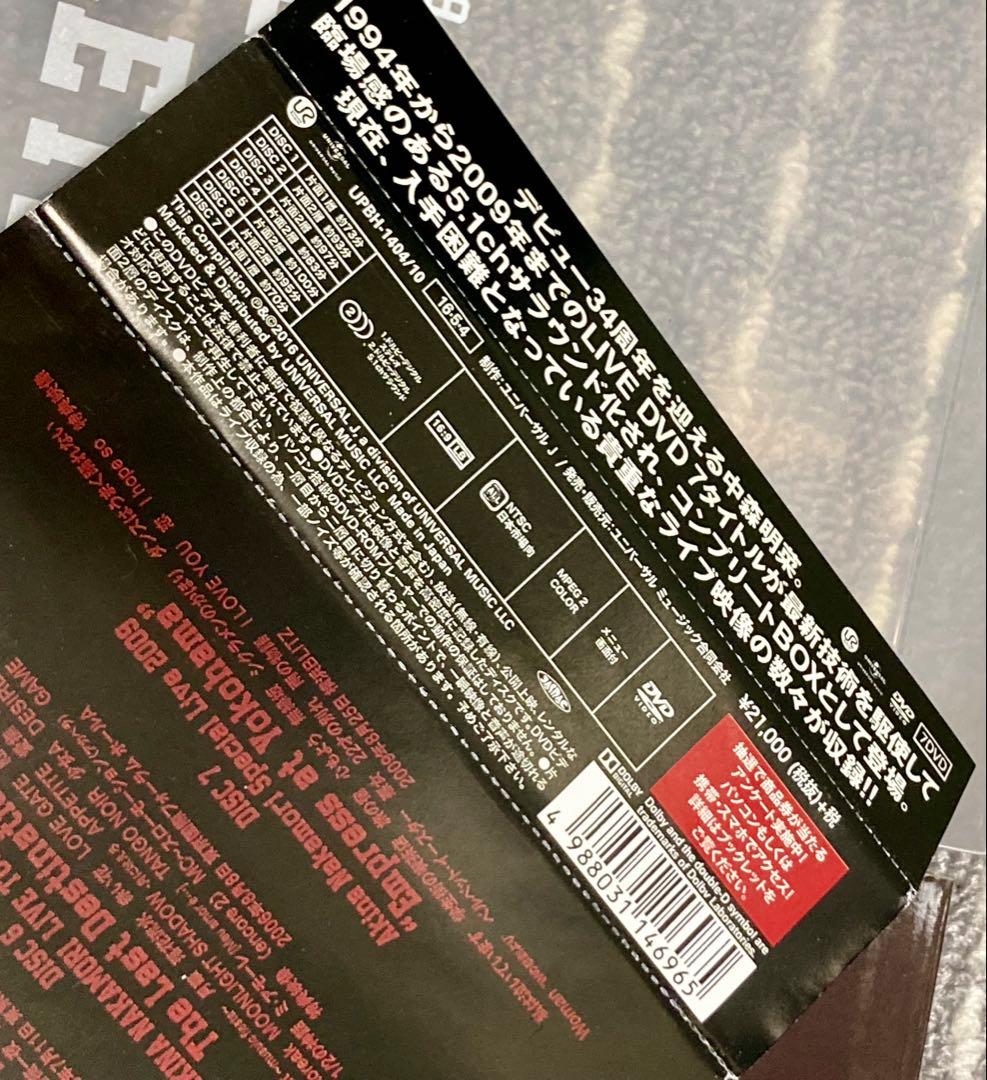 中森明菜 1994-2009 THE LIVE DVD COMPLETE BOX