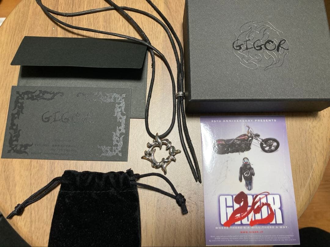 GIGOR ブルームフレアーペンダントM ジゴロウ　シルバー