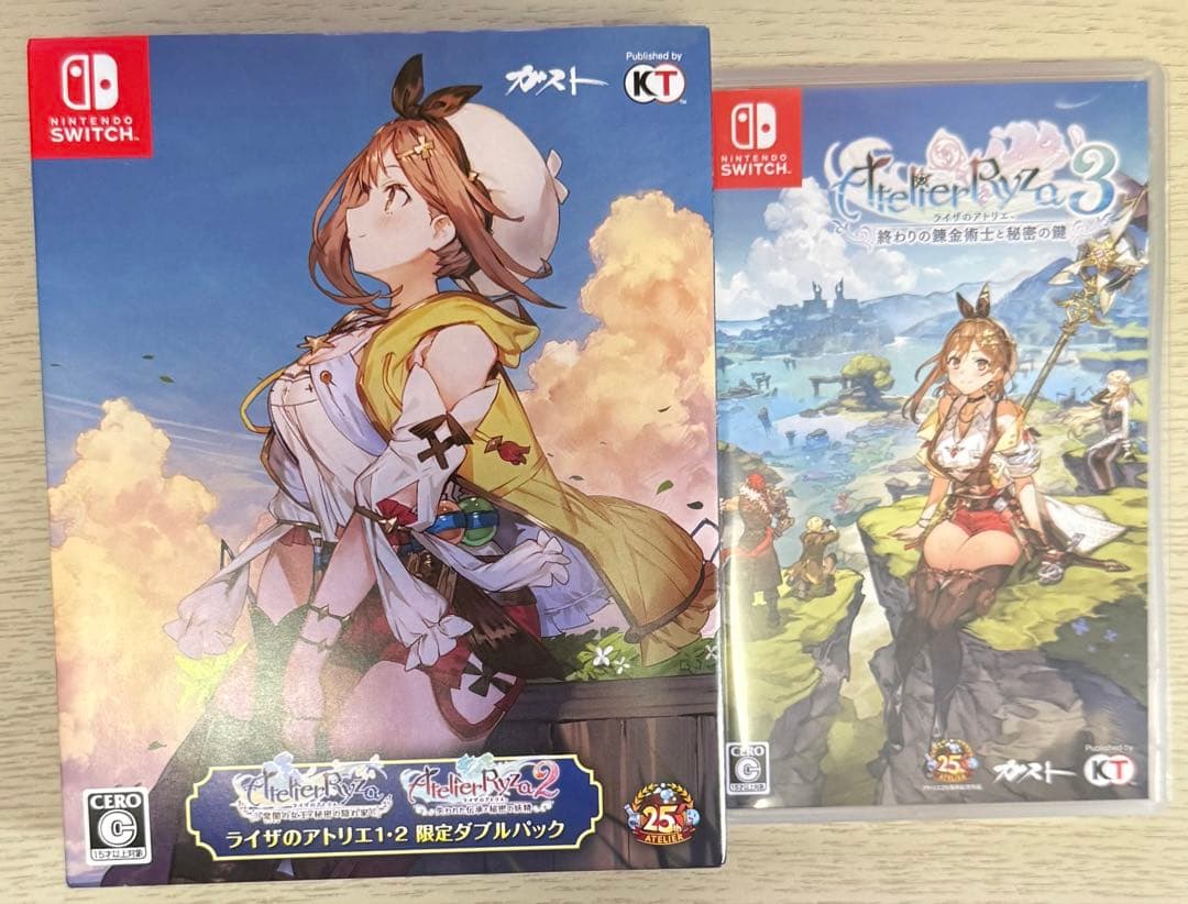 ライザのアトリエ 1～3 Switchソフト ダブルパック　未開封あり