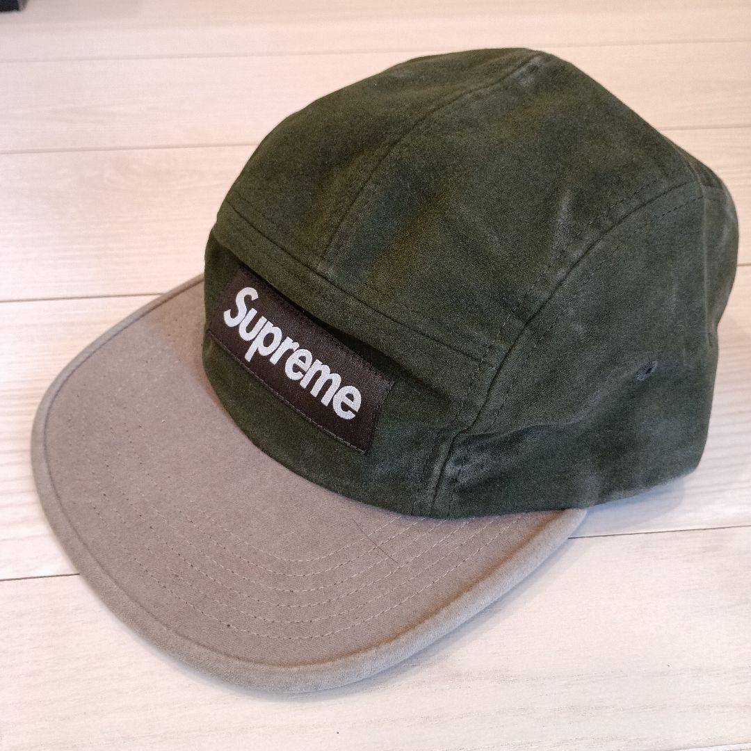 帽子 Supreme Box Logo Moleskin 2Tone Camp Cap