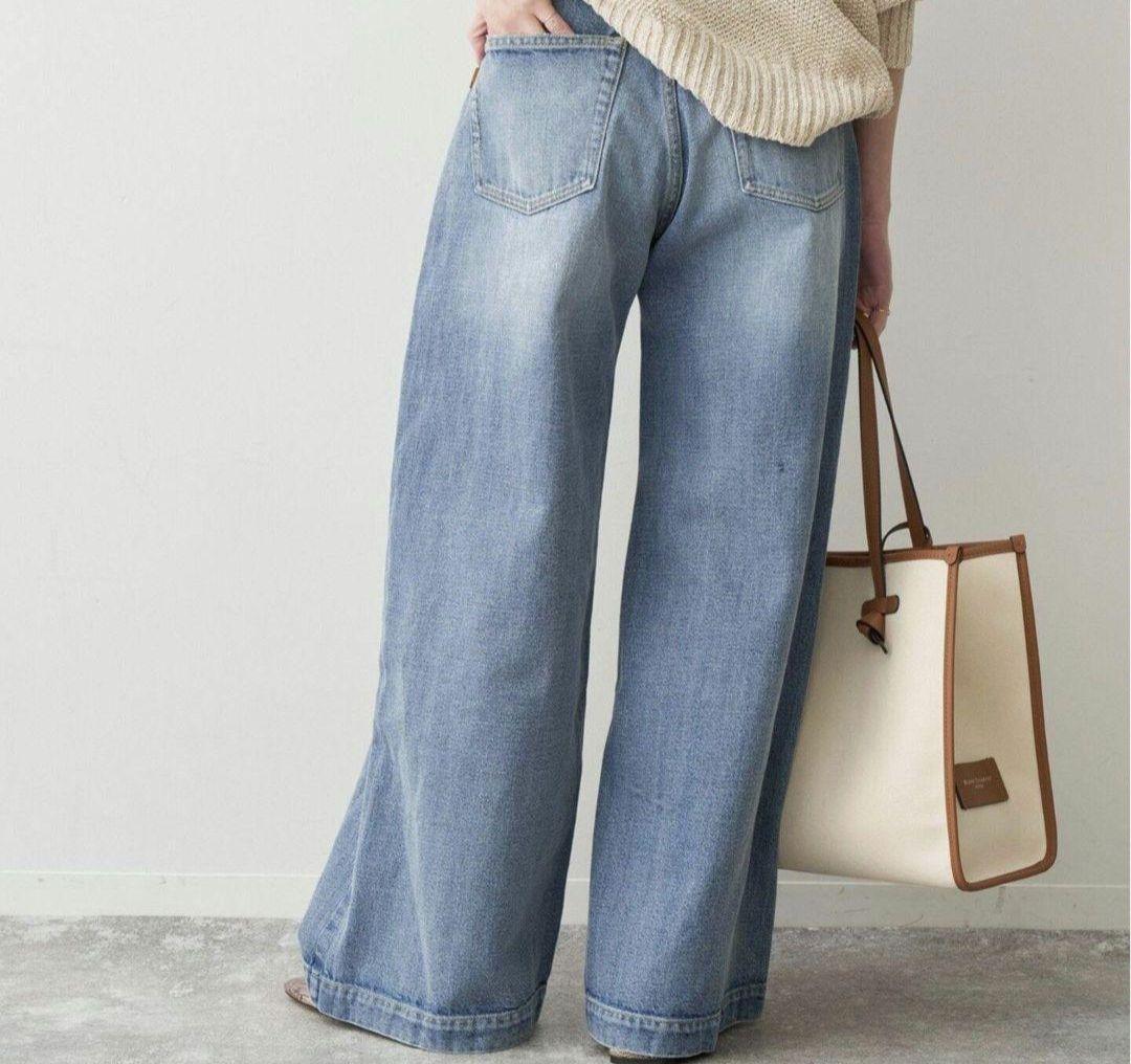 Spick and Span　バギーデニム　5 1/2 BAGGY DENIM