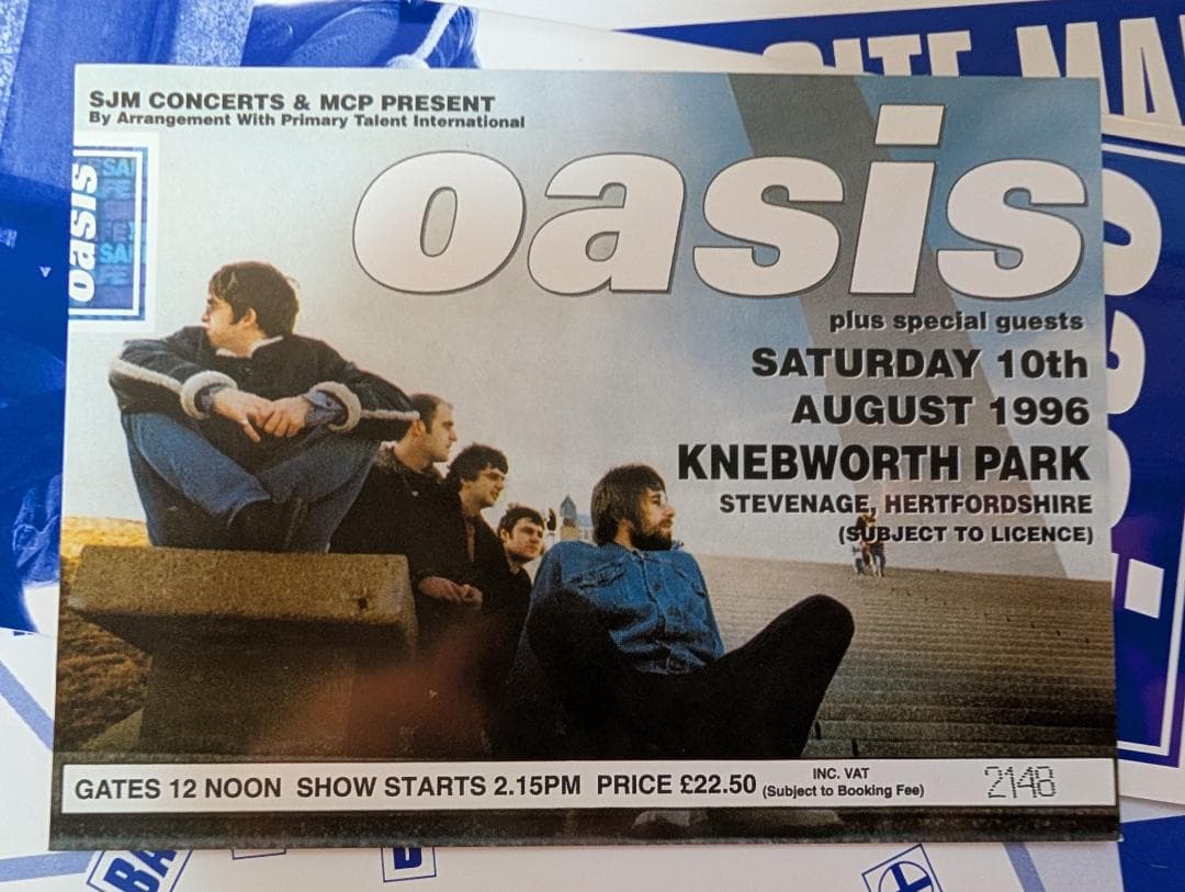 Oasis Knebworth 1996 ボックス 未使用同様 完売 日本未発売