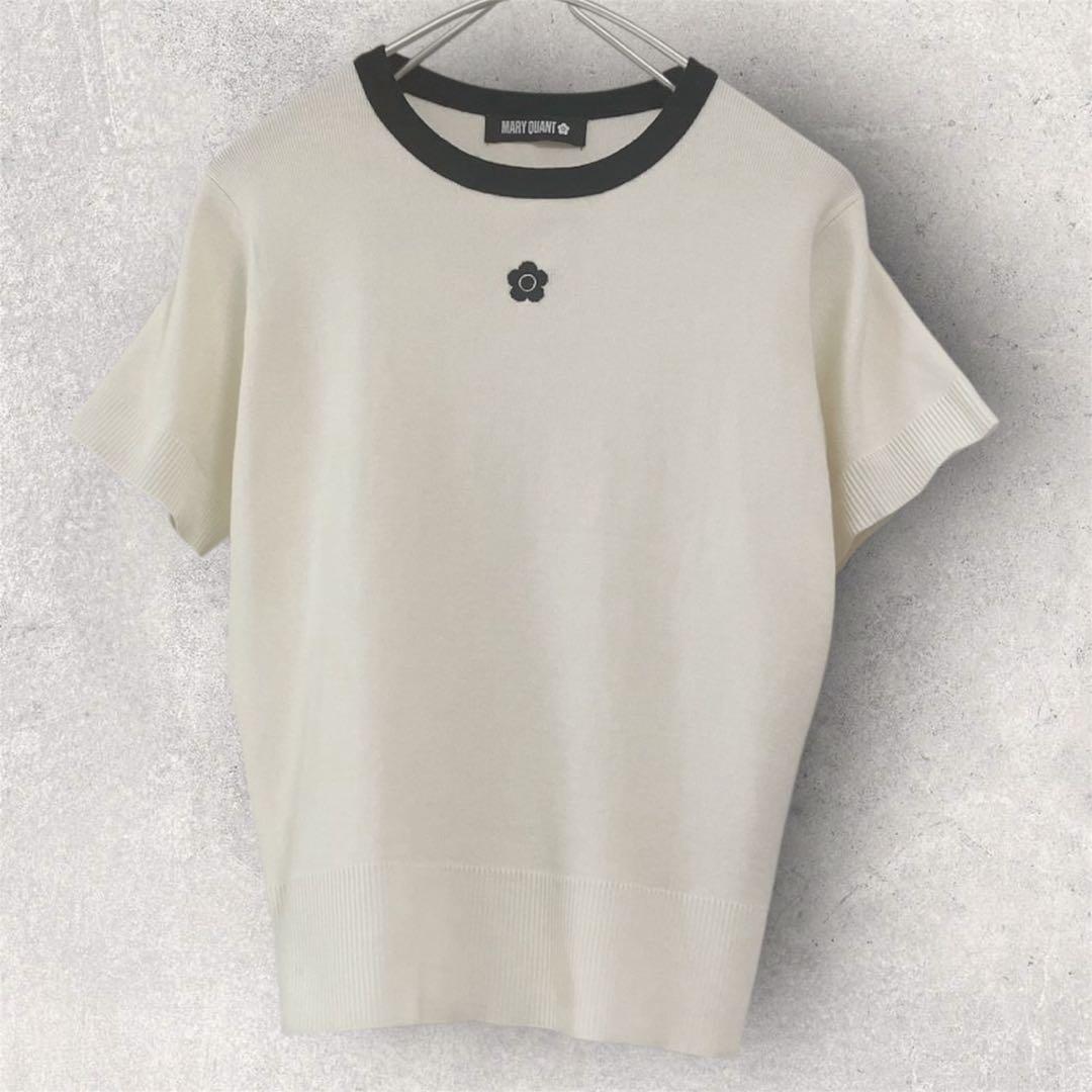 マリークワント MARY QUANT バイカラーエポデイジー アンサンブル M
