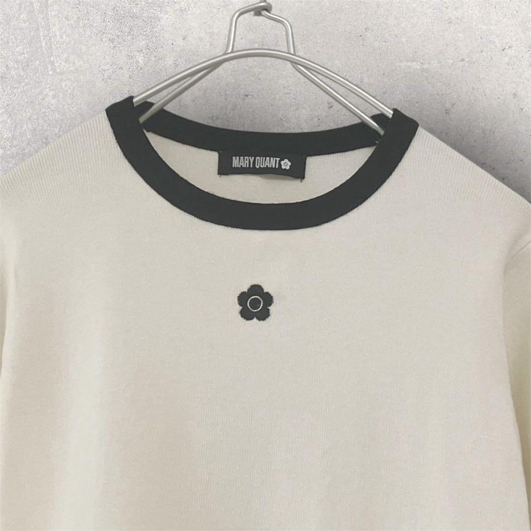 マリークワント MARY QUANT バイカラーエポデイジー アンサンブル M