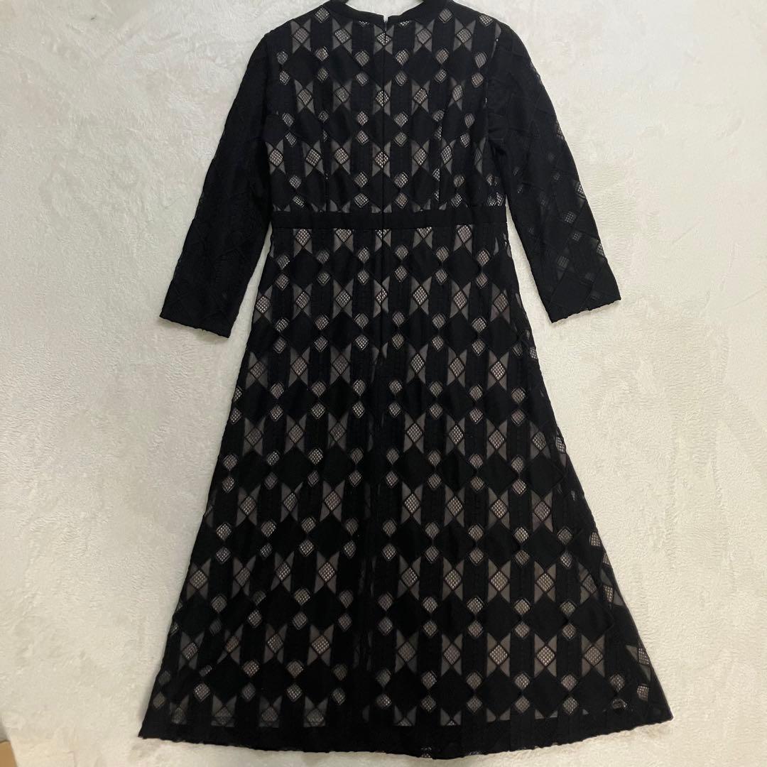美品♡グレースコンチネンタル ダイアグラム ジオメトリックレースワンピース