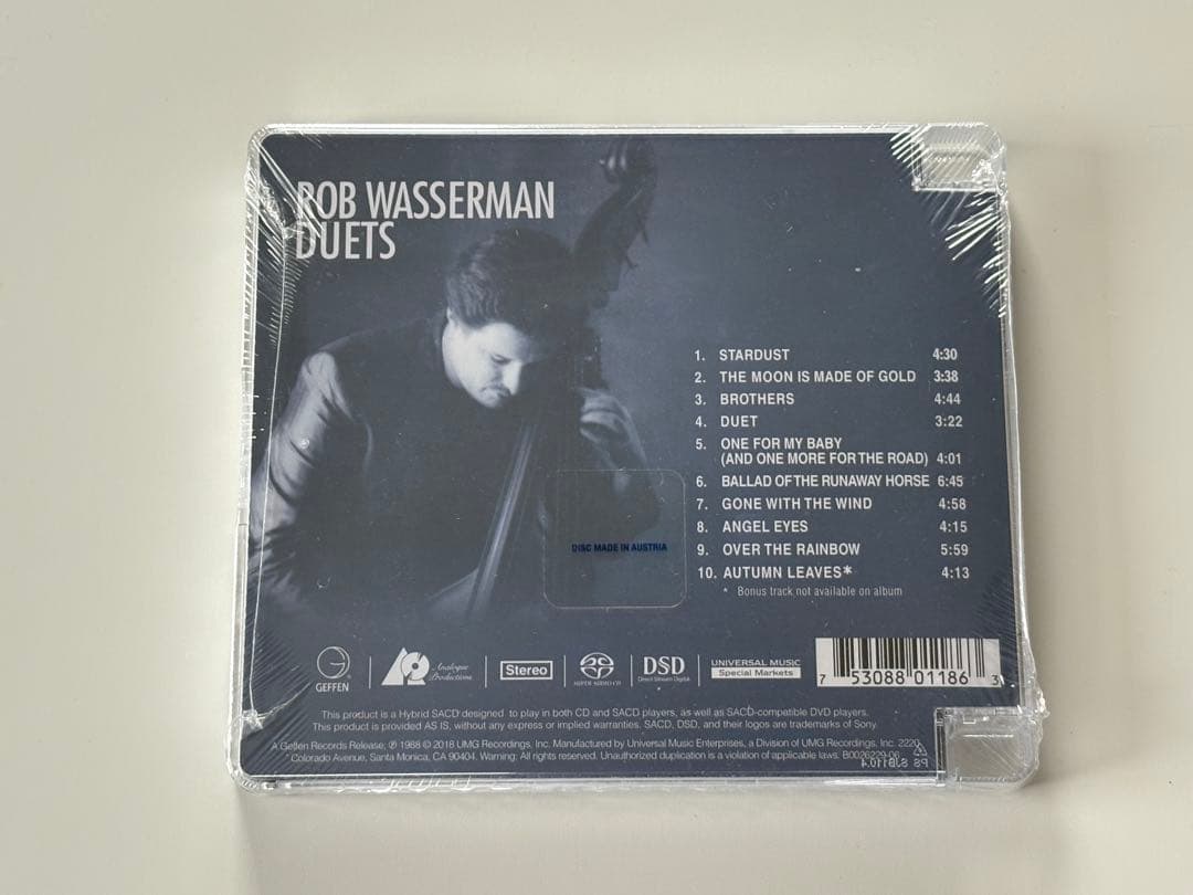 アナログ・プロダクションズSACD　Rob Wasserman Duets