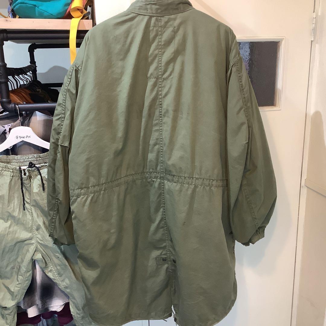 オリーブグリーン モッズコート フード付き　m65フィッシュテール