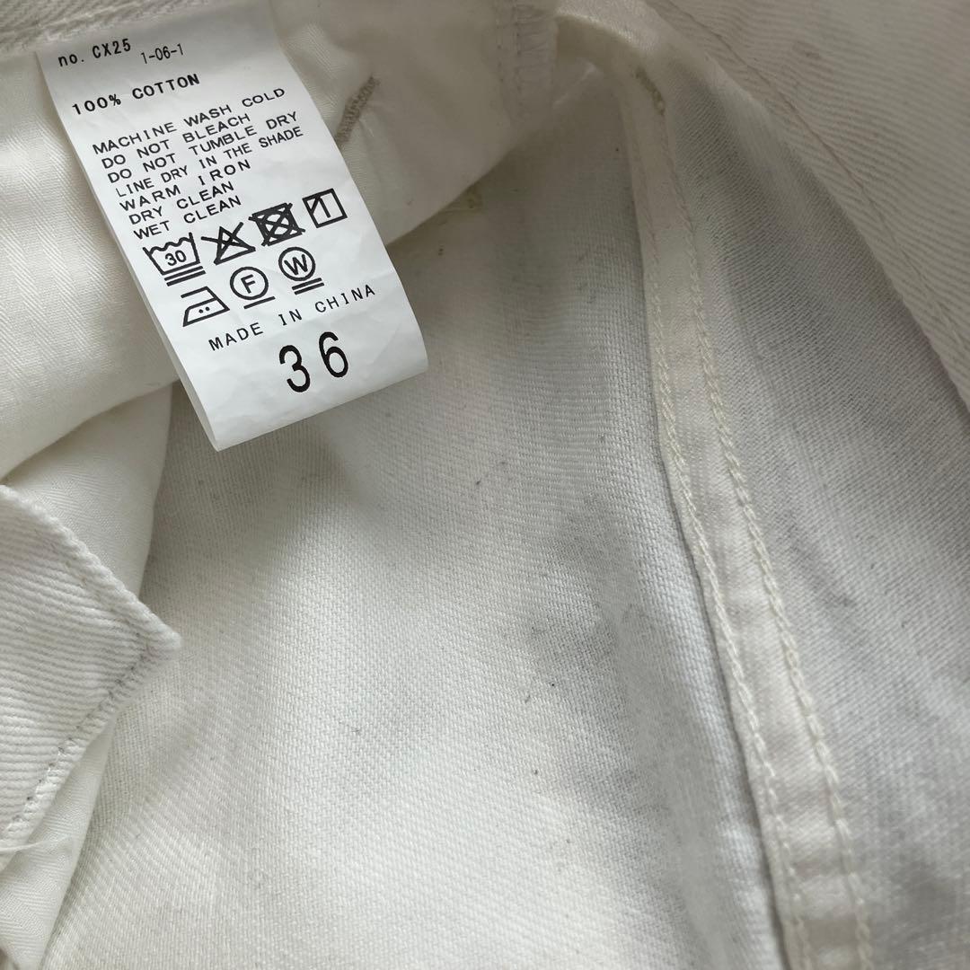 スローブイエナ　LE DENIM カーブバギーデニムパンツ36