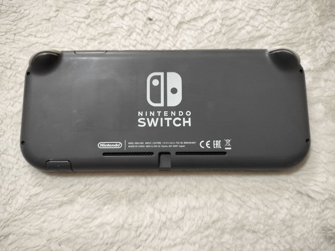 動作品液晶やや難Nintendo Switch Lite グレー 本体
