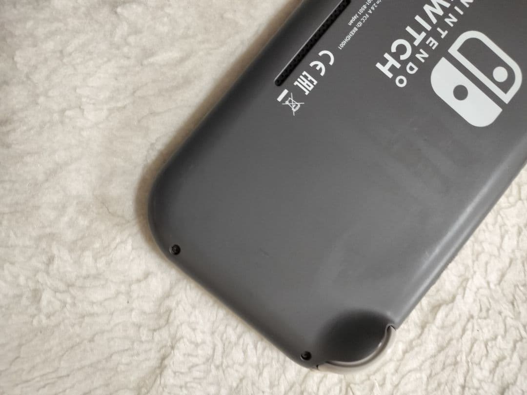 動作品液晶やや難Nintendo Switch Lite グレー 本体