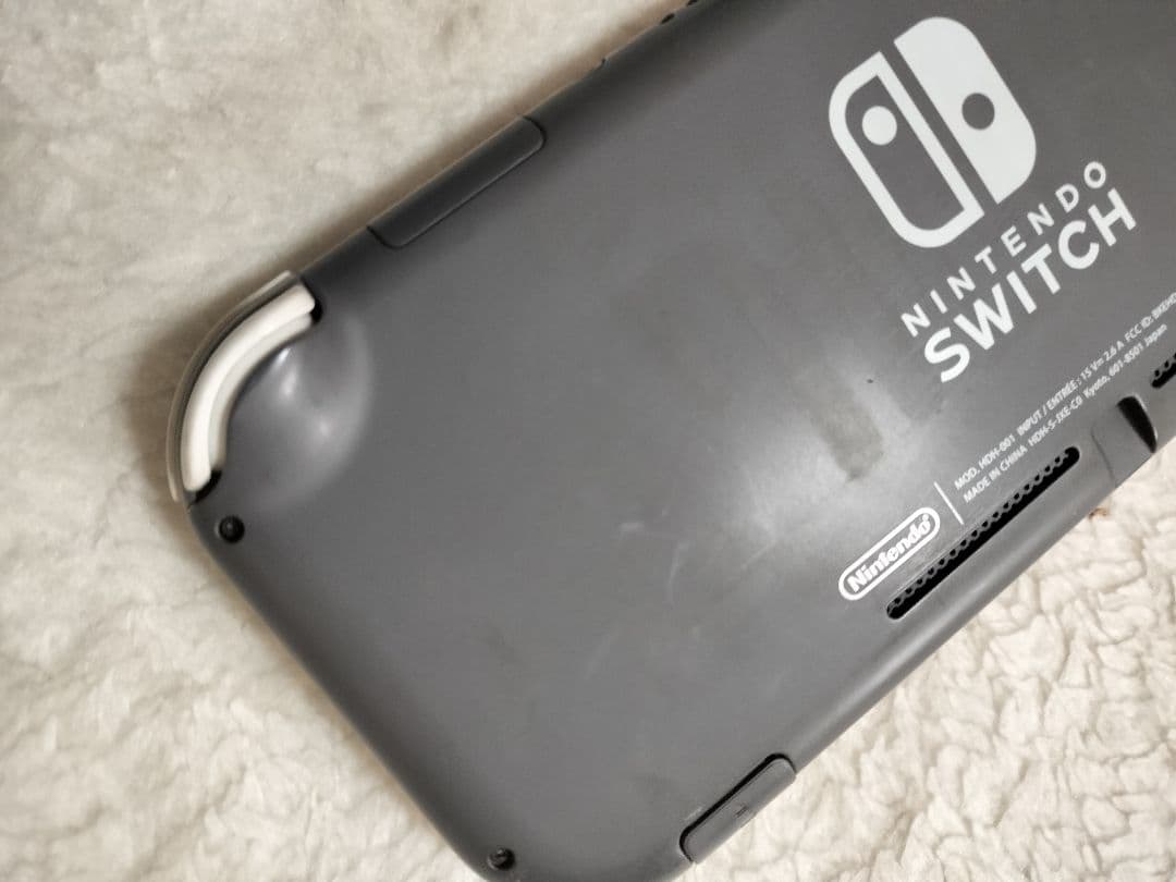 動作品液晶やや難Nintendo Switch Lite グレー 本体