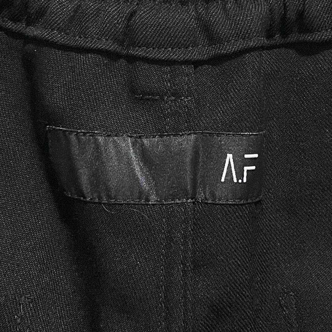 【美品】 A.F ARTEFACT ドローストリング タックワイドパンツ 3
