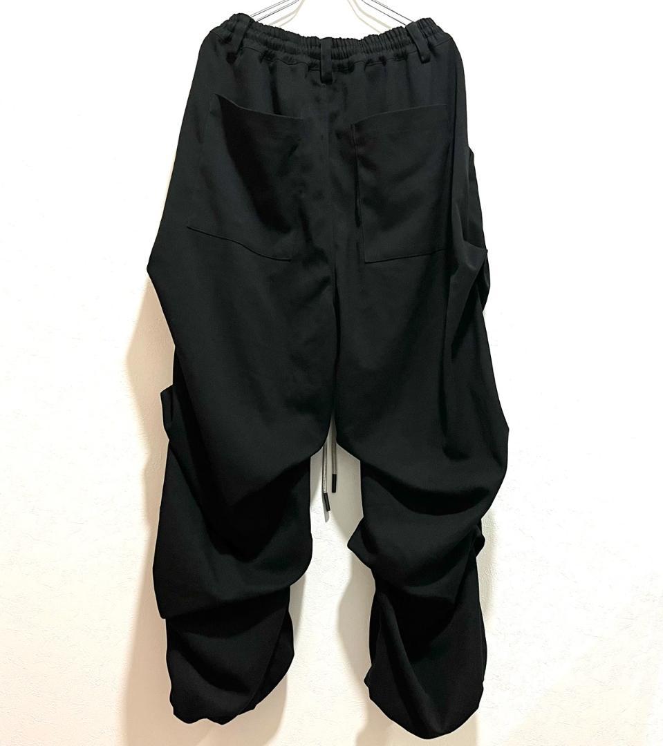 【美品】 A.F ARTEFACT ドローストリング タックワイドパンツ 3
