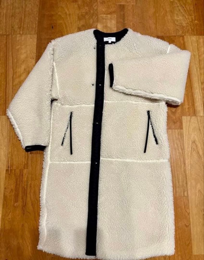 HYKE(ハイク) FAUX SHEARLING COAT ボアロングコート