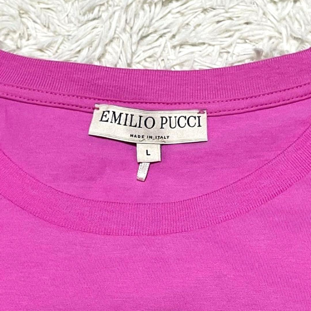 極美品 EMILIO PUCCI エミリオプッチ 半袖 Tシャツ 大きい L