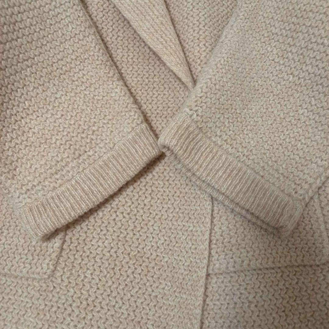 ANAYI アナイ ウールカシミヤロングカーディガン ゆったり ピンクベージュ