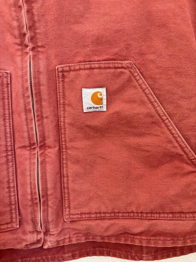 【希少カラー 】ヴィンテージローズ Carhartt ダックベスト