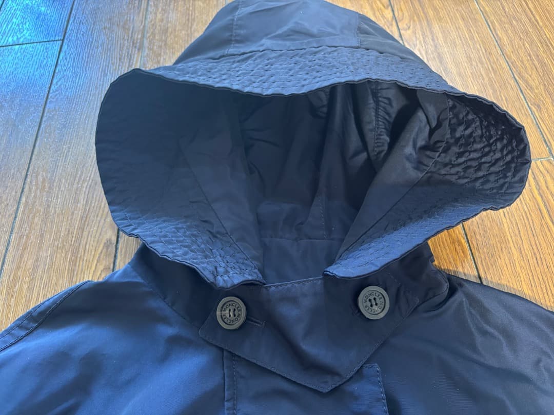 MONCLER モッズコート　ネイビー　美品　3