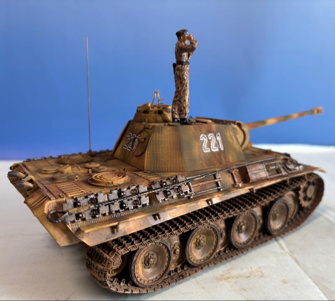 タミヤ 1/35 ドイツ軍パンサーG初期型（ツィメッリットコーティング）完成品