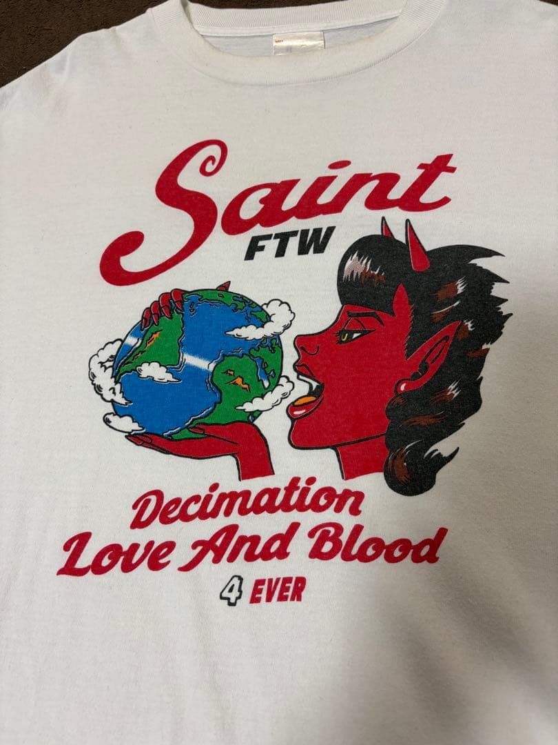 セントマイケル 25AW SAINT DEVIL SS TEE Lサイズ