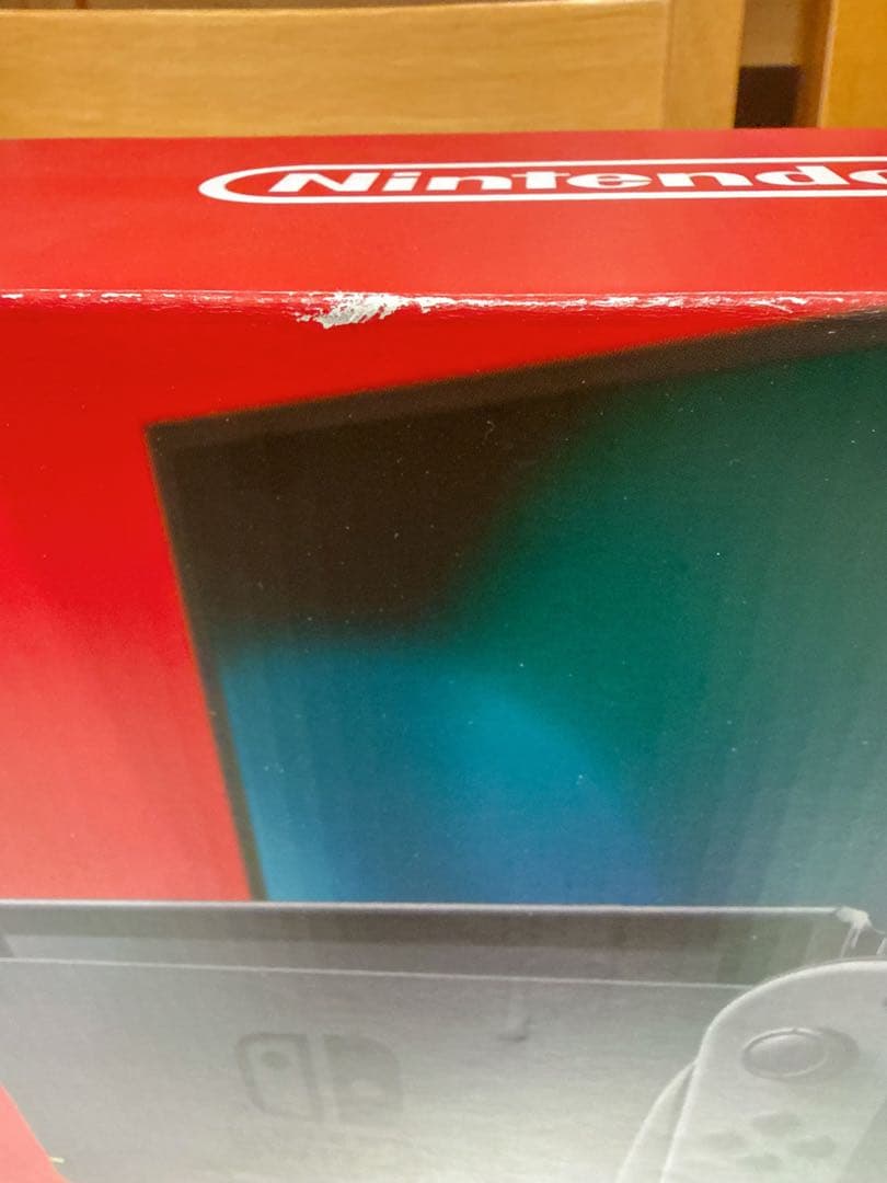 【美品】ニンテンドースイッチ本体 グレー液晶保護フィルム付