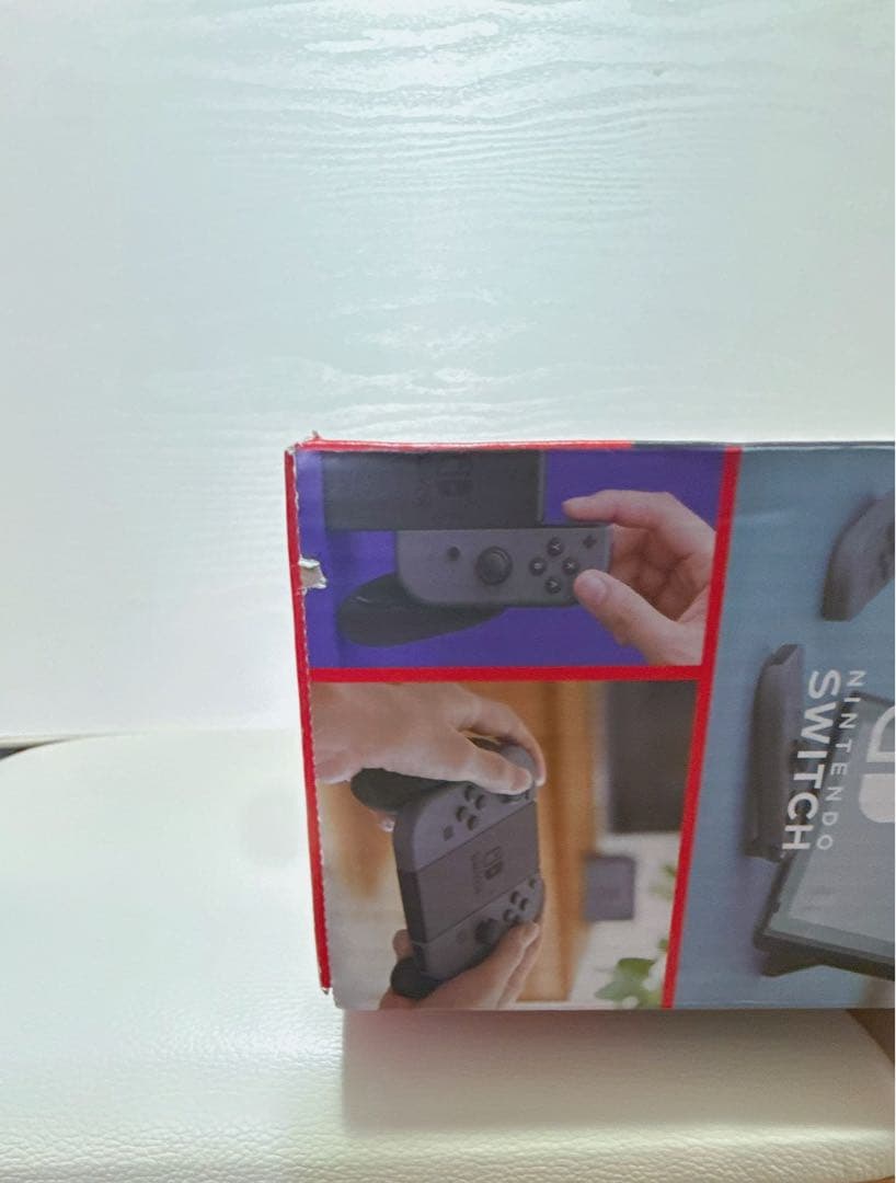 【美品】ニンテンドースイッチ本体 グレー液晶保護フィルム付