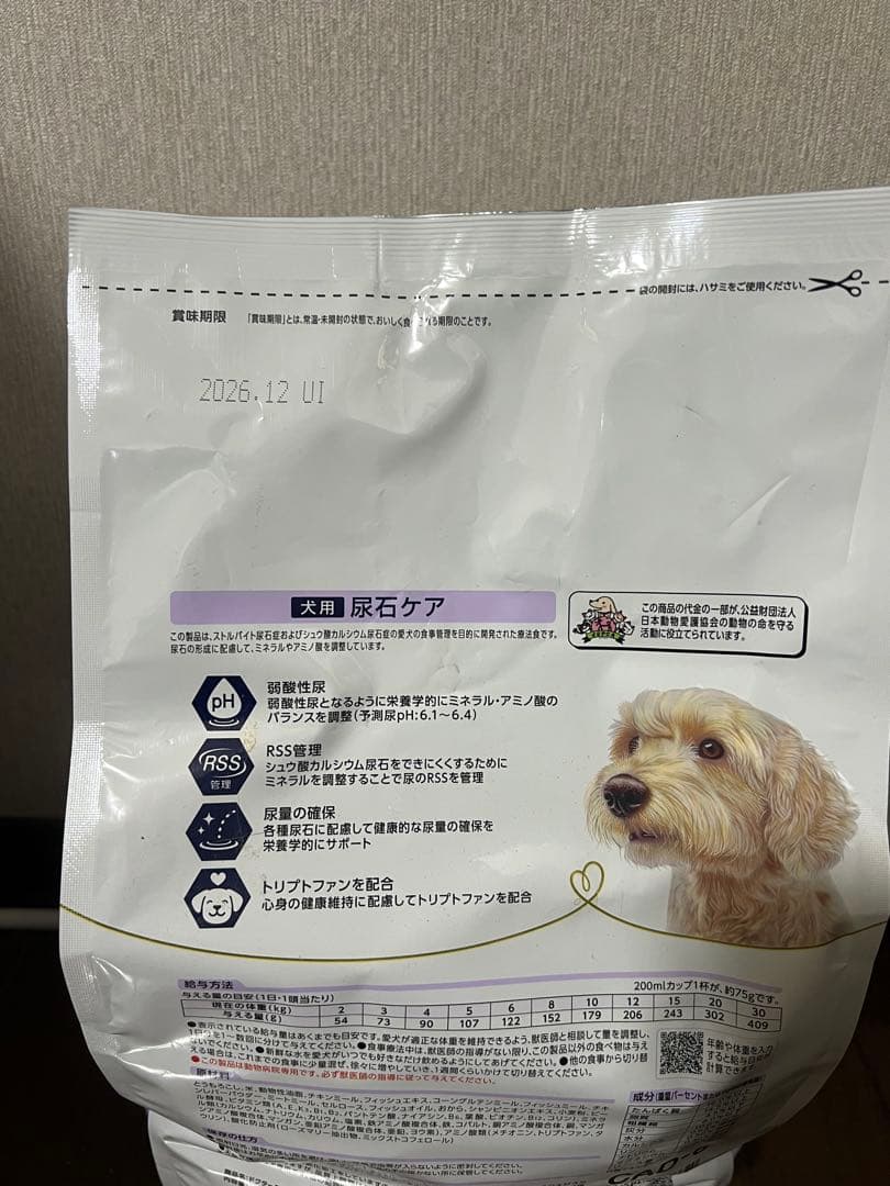 ドックフード Dr's Care 尿石ケア 3kg（犬用尿石ケア）