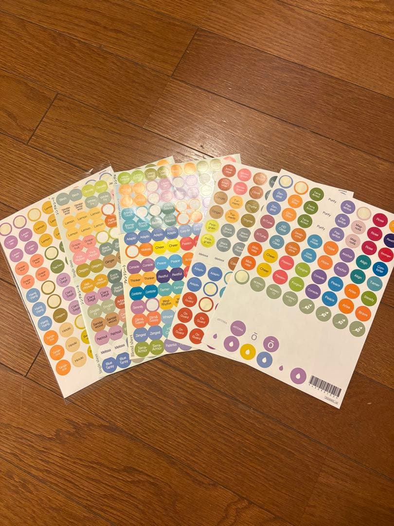 doTERRA アロマタッチキット ＆ ラベルシールの冊子付