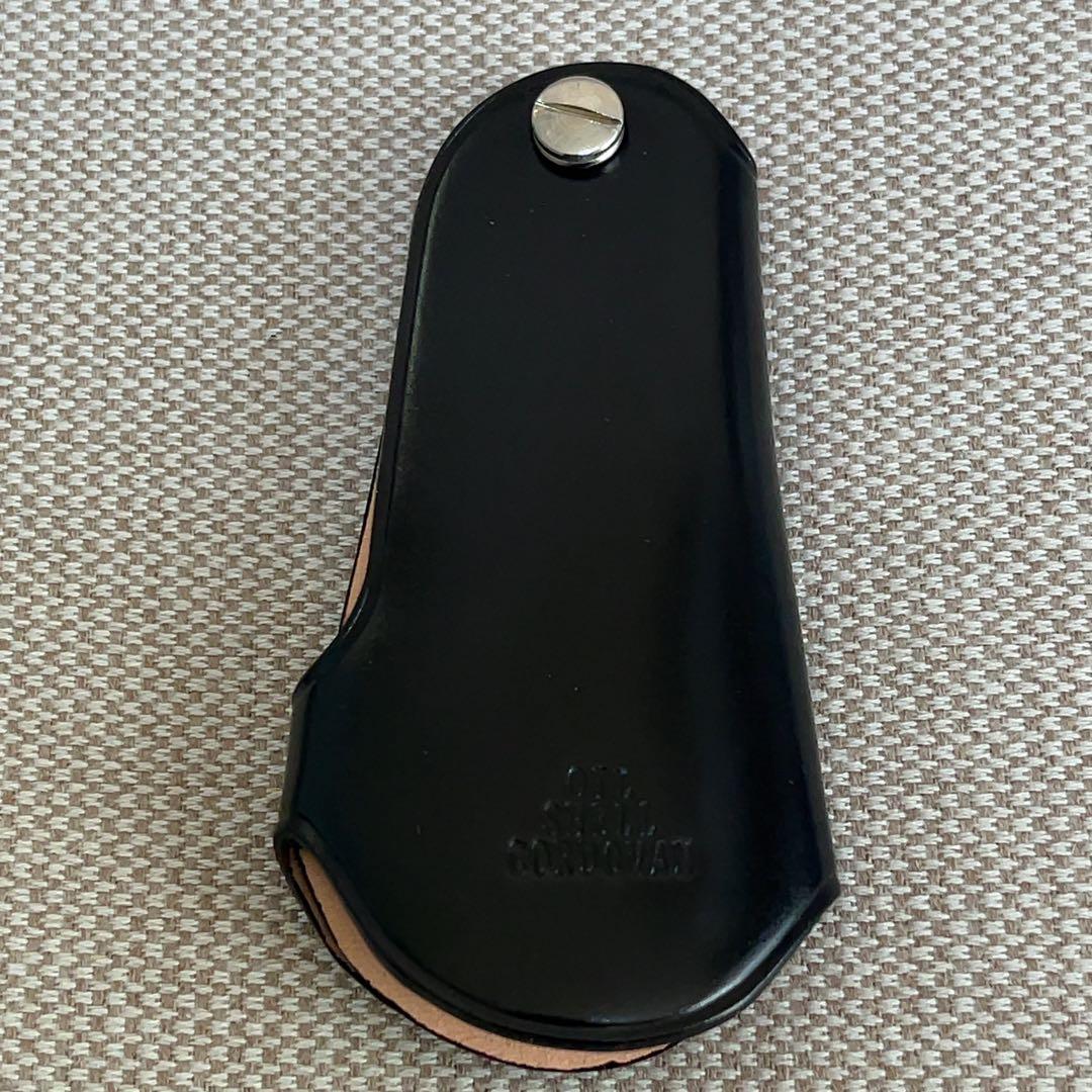 新品 CYPRIS キプリス オイルシェル コードバン レザー キーケース 黒