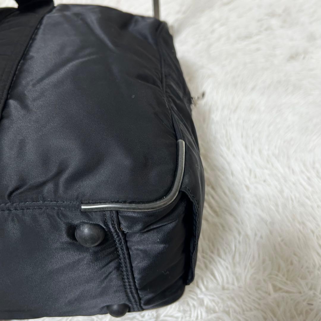 【美品✨大容量/旅行】ヘッドポーター　ボストンバッグ　ブラック　ナイロン　希少