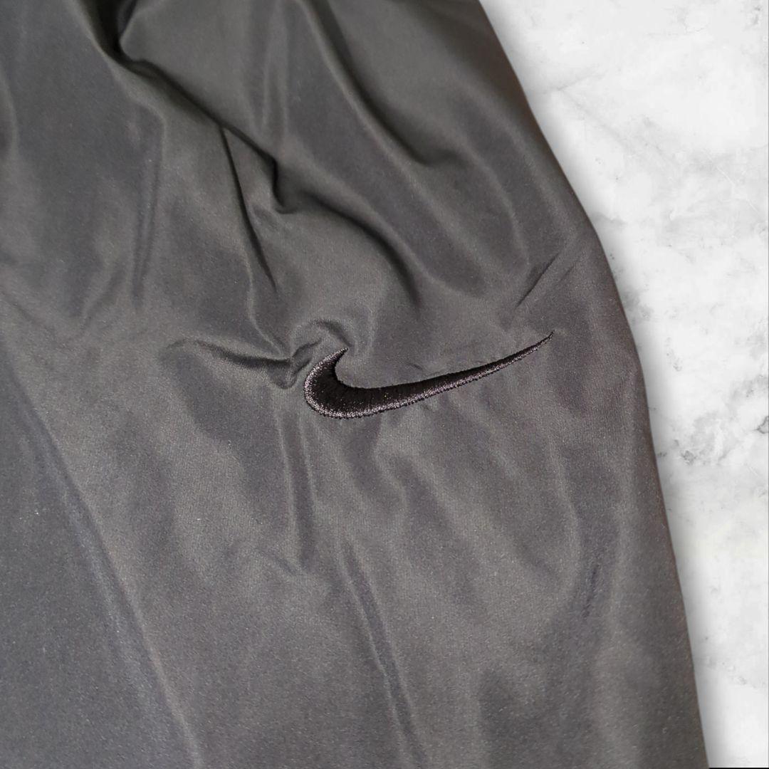 L ナイキ NIKE ウーブン ビッグスウォッシュ ナイロンパンツ ブラック