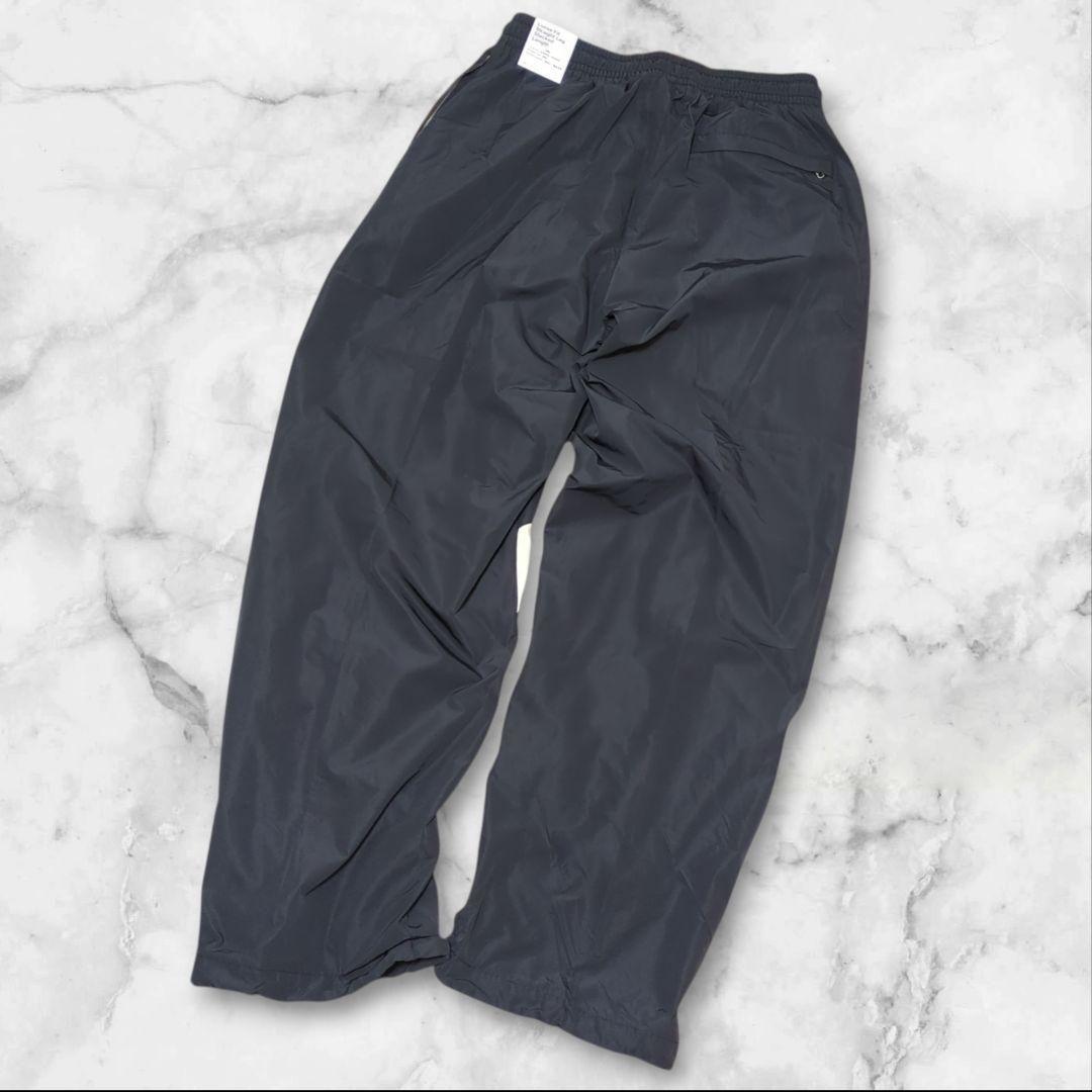 L ナイキ NIKE ウーブン ビッグスウォッシュ ナイロンパンツ ブラック
