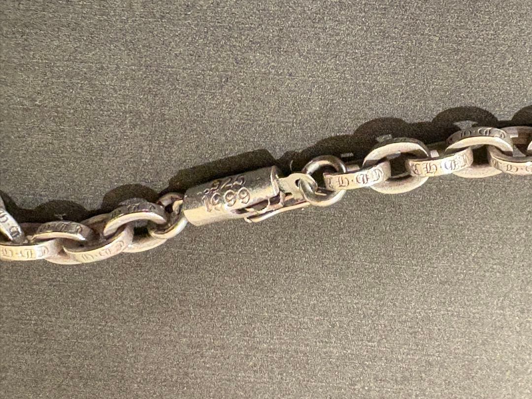 クロムハーツ　ペーパーチェーンネックレス　18インチ　約45cm