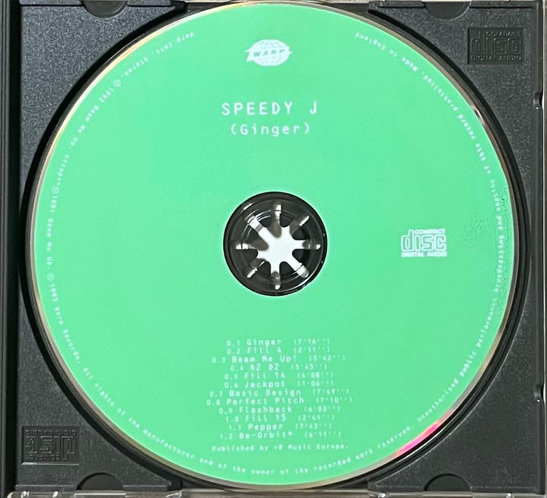 洋楽 Speedy J Ginger + G Spot Warp Records CD