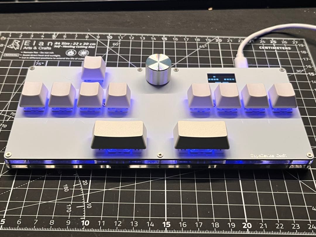 【動作確認済】DJMAXコントローラー　音ゲーコントローラーホワイトB