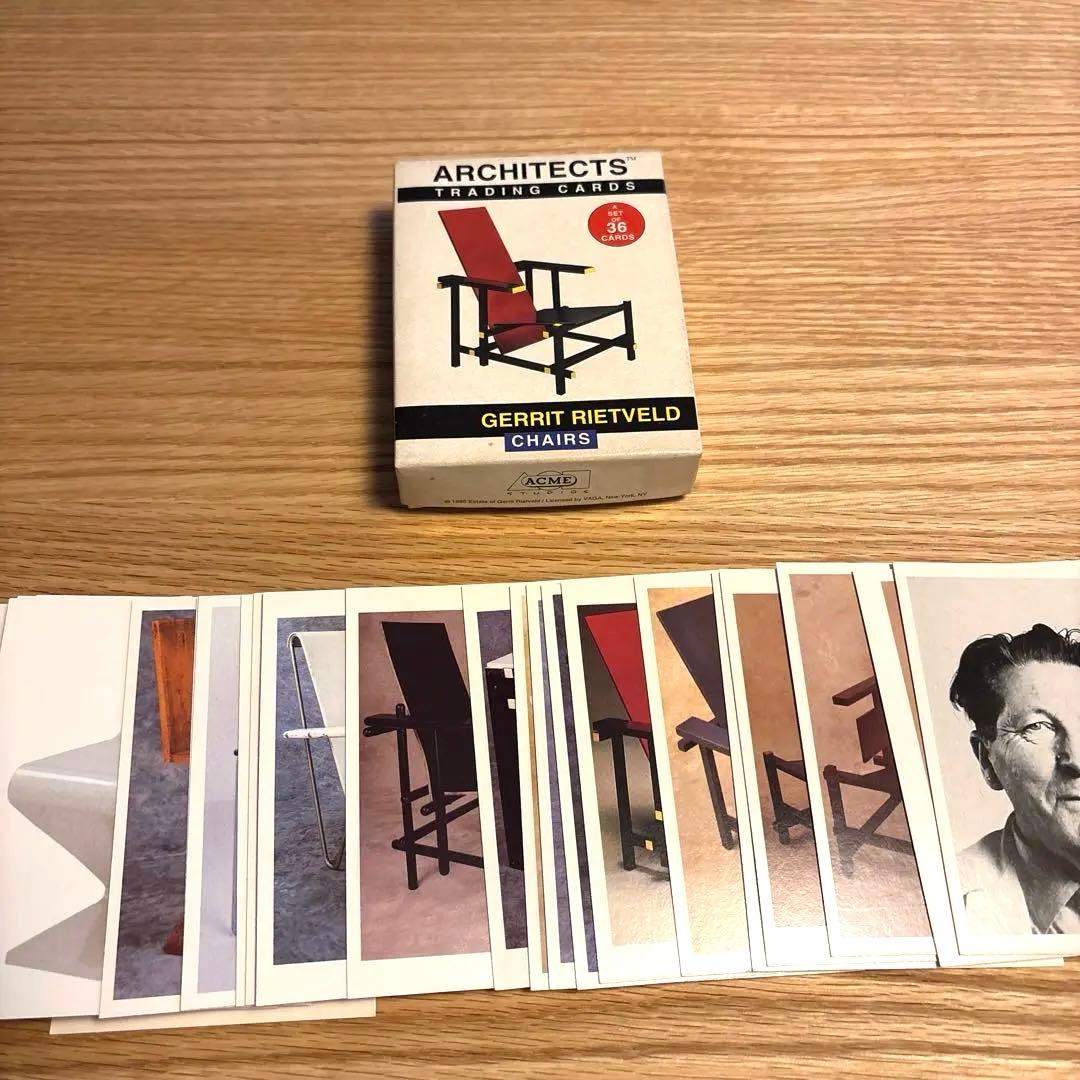 Gerrit Rietveld 椅子 トレーディングカード 36枚セット