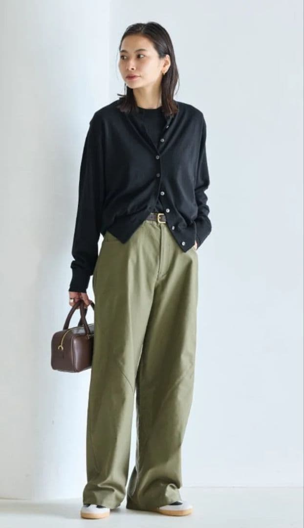 【新品】ジャーナルスタンダード ウォッシャブル ツインセット ブラック F