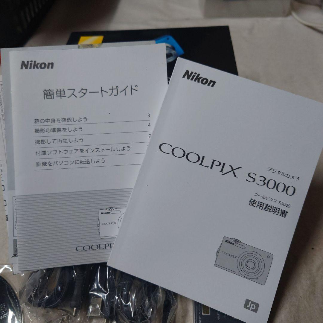 Nikon COOLPIX .S3000デジタルカメラ 青