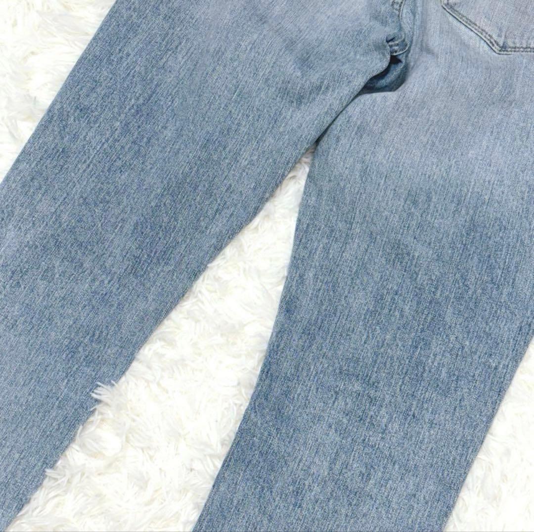 YANU K ヤヌーク　High Waist RUTH ライトブルーデニム　24
