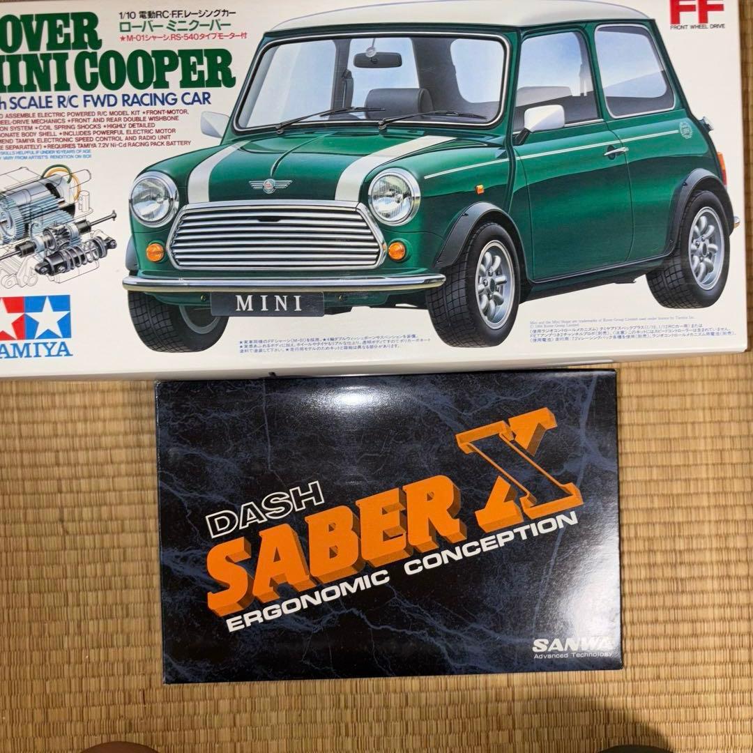 T　タミヤ RCカー ローバー ミニクーパー 1/10&プロポ三和ダッシュ